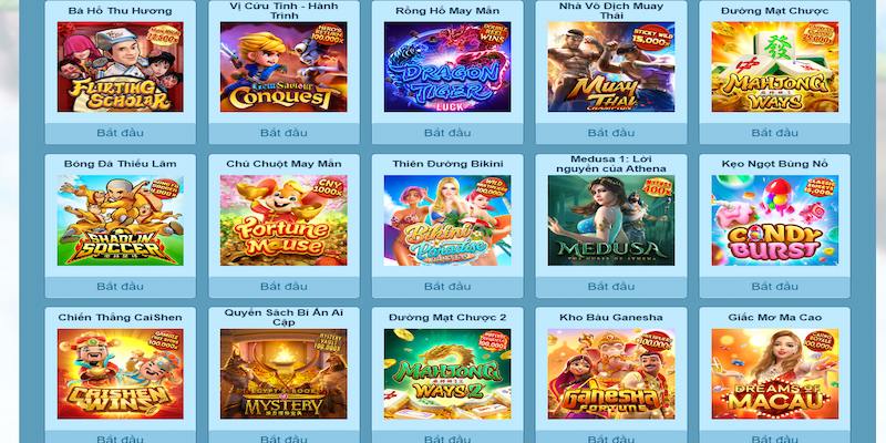 Sảnh game đắt khách tại nổ hũ Kubet77 